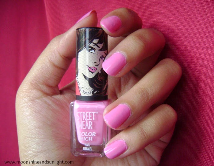 Indian beauty blog Revlon street wear color rich nail enamel (41) Be mine swatches and review