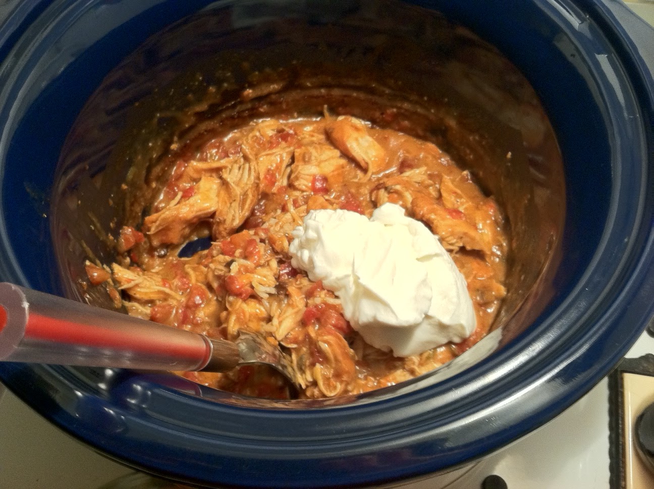 2 Savvy Gals Crock Pot Mexican Chicken