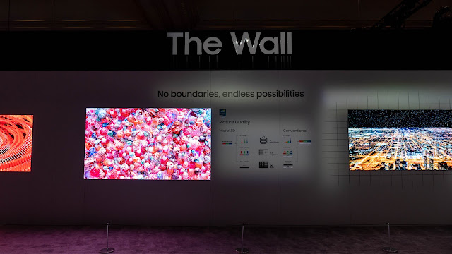 Samsung 以 MicroOLED 模組打造的「The Wall」電視