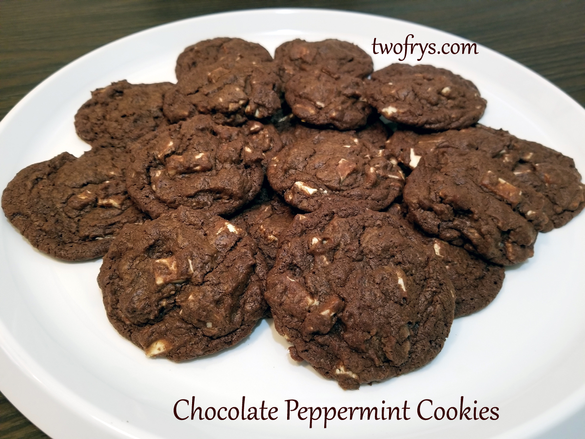 Two Frys: Chocolate Peppermint Cookies