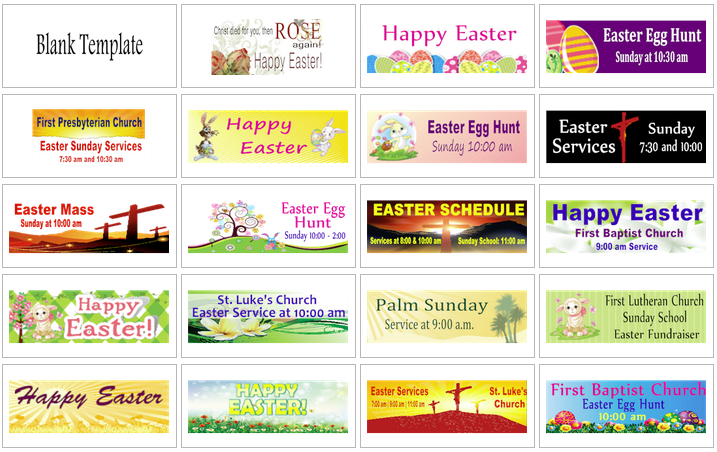 Easter Banner Templates