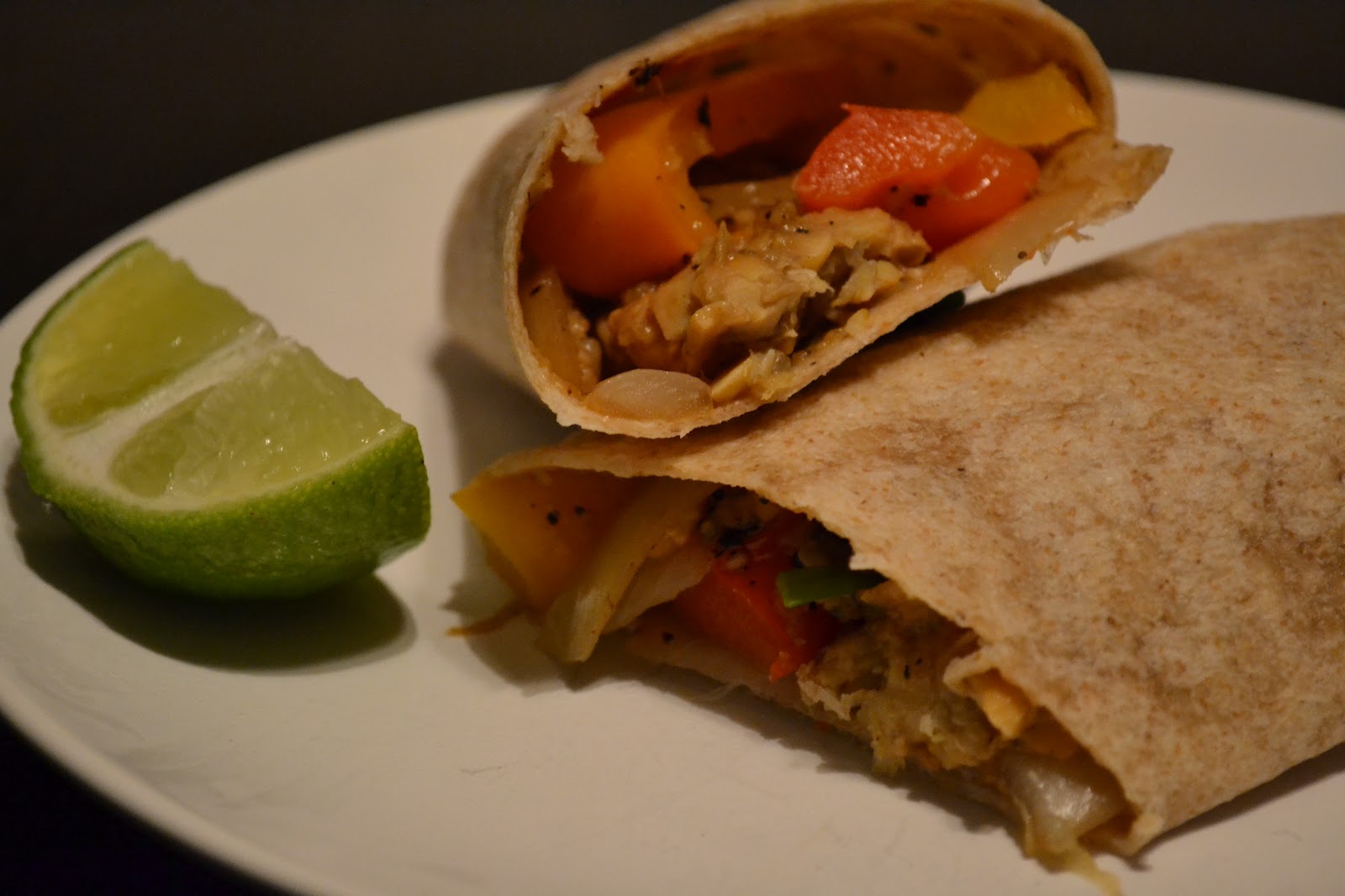 From Cup to Cup sweet and salty tempeh fajitas