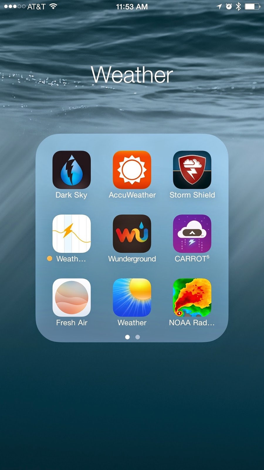 Melhore App de tempo para iPhone