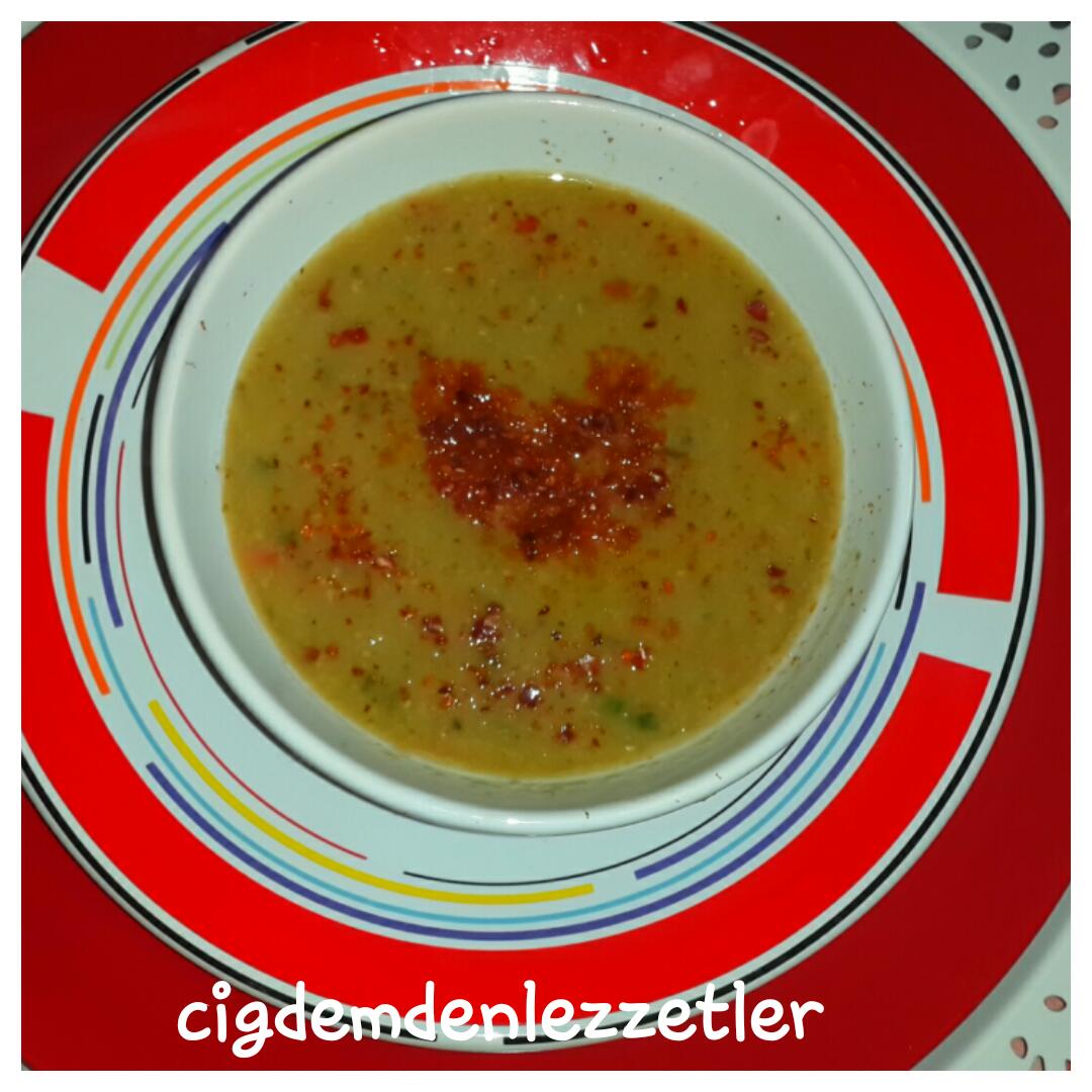 cigdemden lezzetler sade kırmızı mercimek çorbası