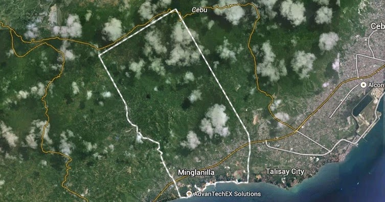 Lipata Minglanilla Cebu Map List Of 19 Barangays In Municipality Of Minglanilla, Cebu