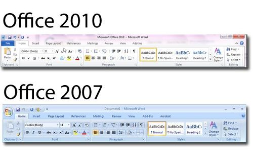  Pernahkah terlintas dalam pikiran kau akan pertanyaan tersebut 9 Perbedaan Microsoft Office 2007 dan 2010, Wajib Tahu!