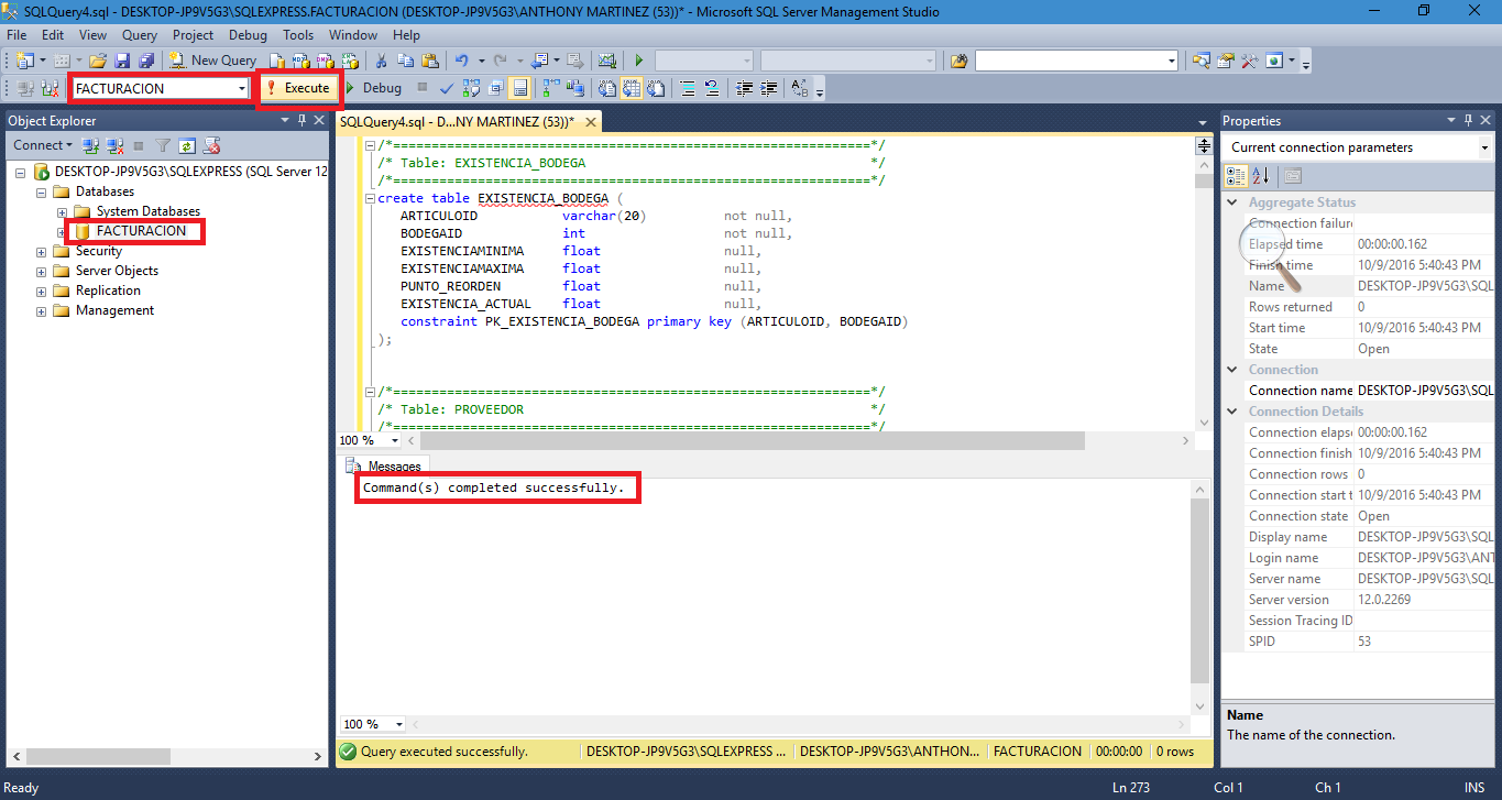DISEÑO, ESTRUCTURA Y CREACION DE UNA BASE DE DATOS: PASO 3 ...