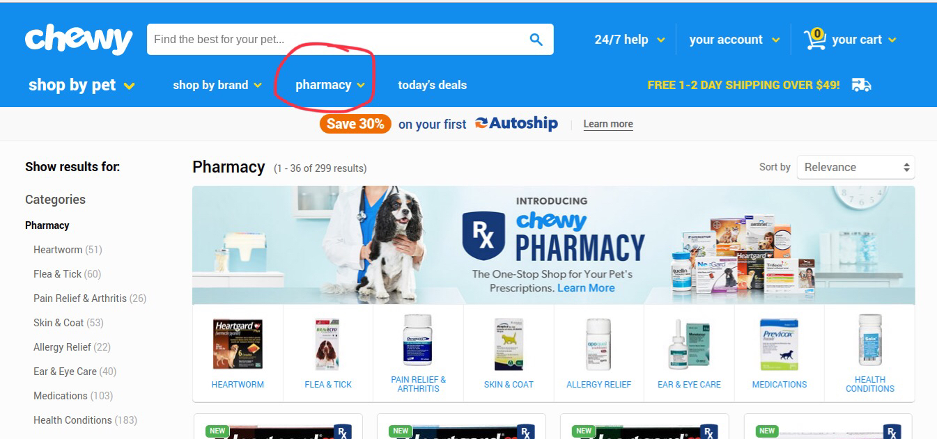 My Dog Says Woof! Chewy Now Has an Online Pet Pharmacy