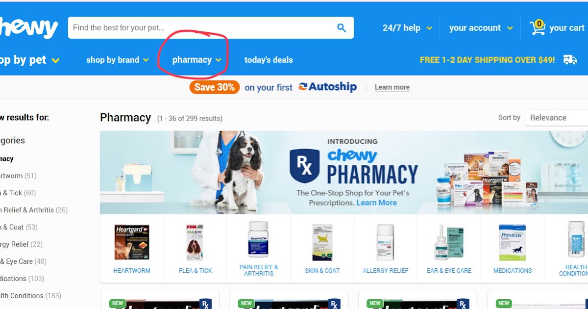 My Dog Says Woof! Chewy Now Has an Online Pet Pharmacy