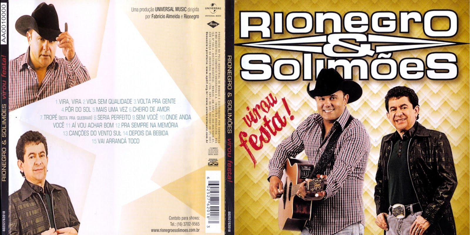 . CD RIO NEGRO E SOLIMÕES