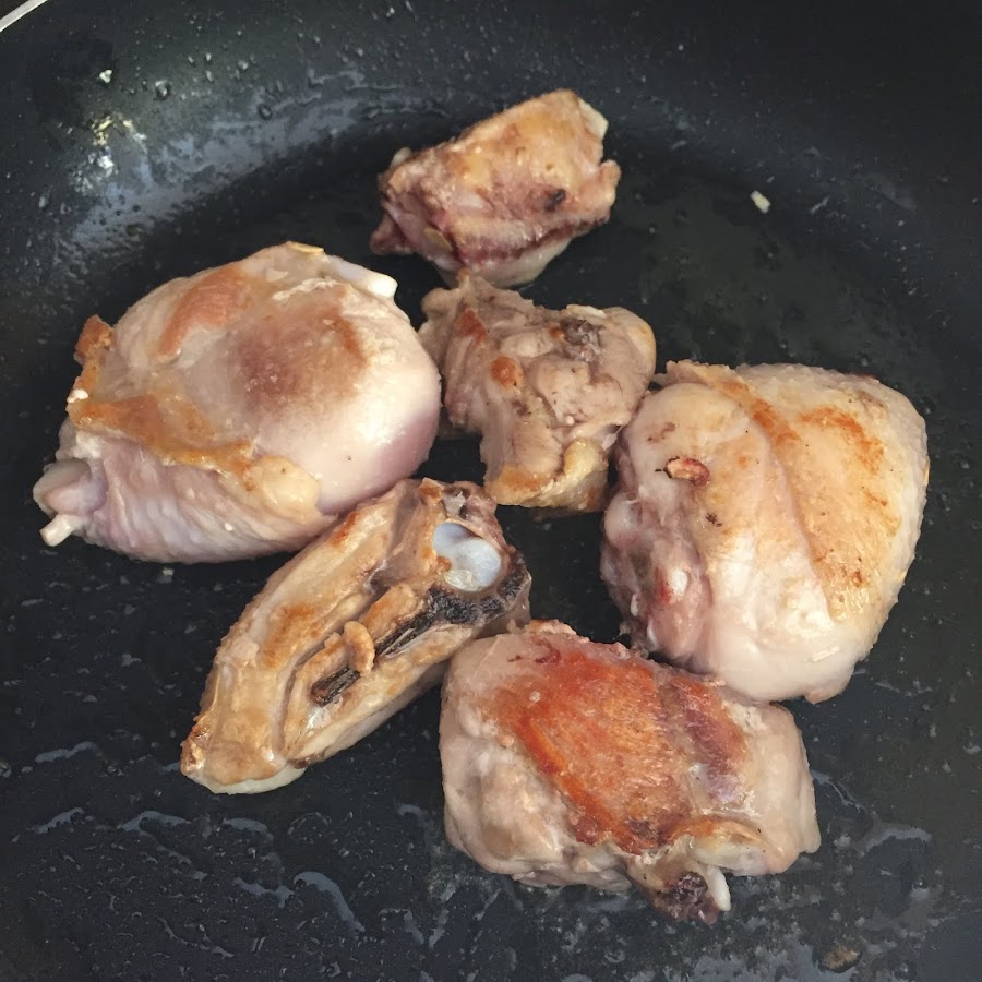 Pollo al limon con almendras
