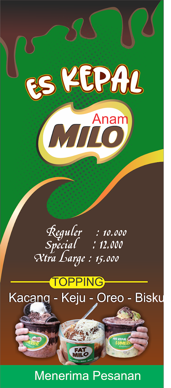 DESAIN X-BANNER GRATISAN ES KEPAL MILO DESAIN X-BANNER GRATISAN ES KEPAL MILO