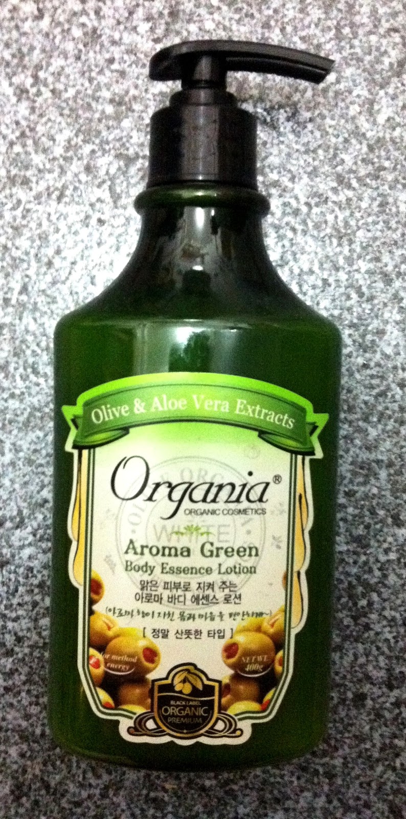 Sleepy Beauty : Organia Aroma Green Body Essence Lotion