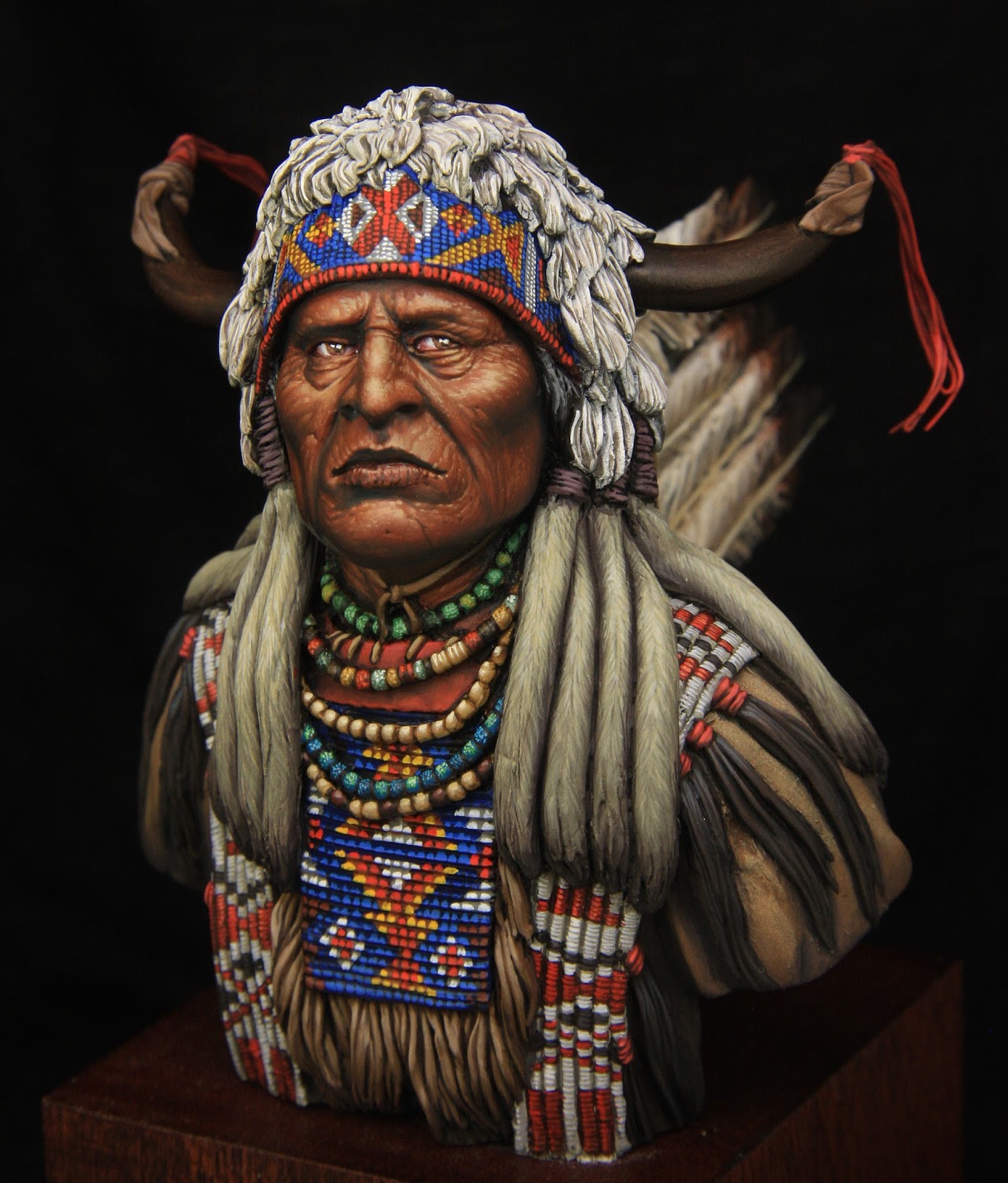 Serpentarium Indian bust by Kirill Kanaev