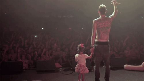 Rock Star Dad and Little Girl