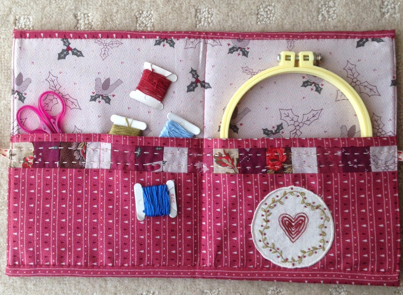 SEW MUCH TO QUILT PATCHWORK LOVES EMBROIDERY S.A.L. Project 2 Sewing Folder