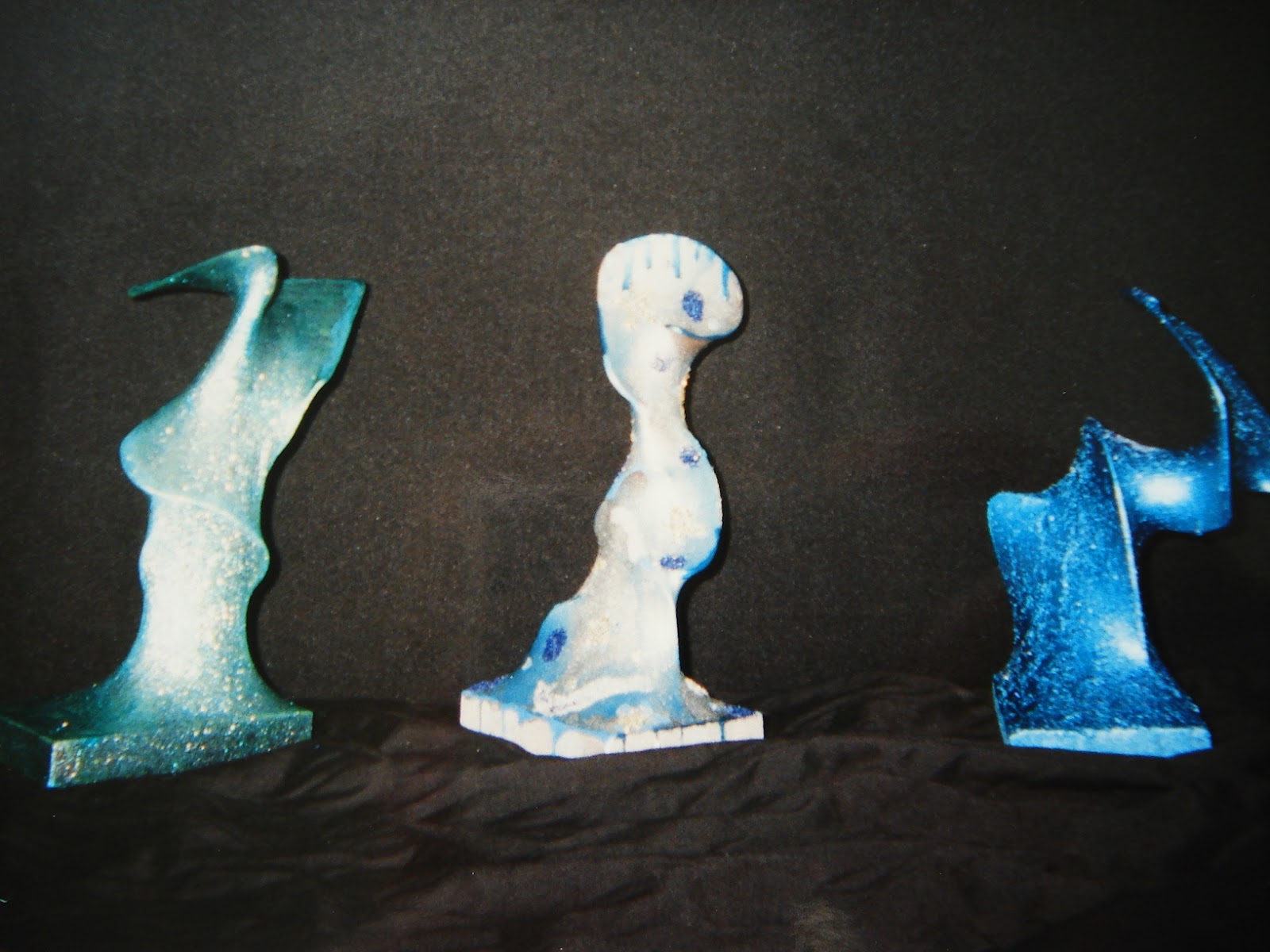 a faithful attempt Abstract Sculptures using Stockings