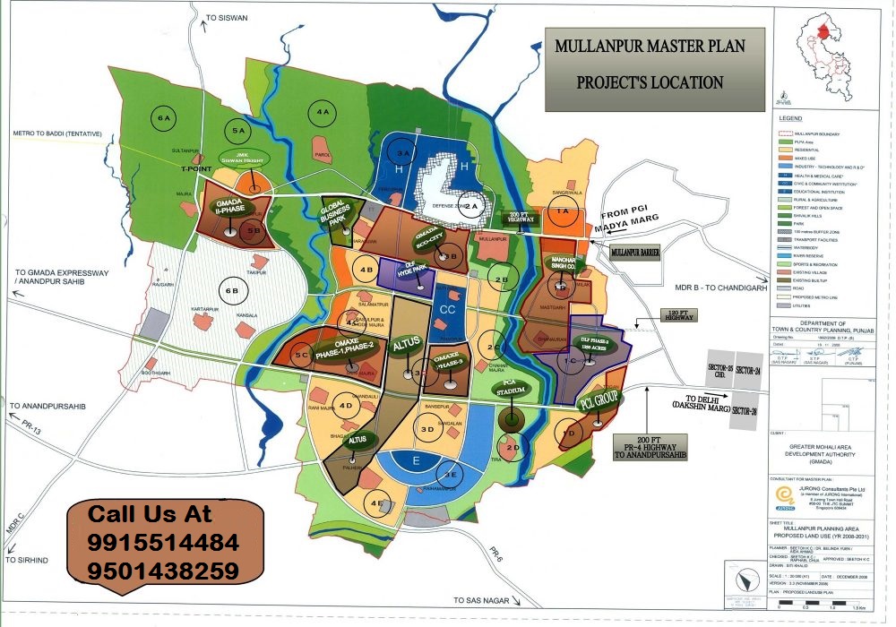 Property in Mullanpur New Chandigarh Gmada Eco city Mullanpur Land