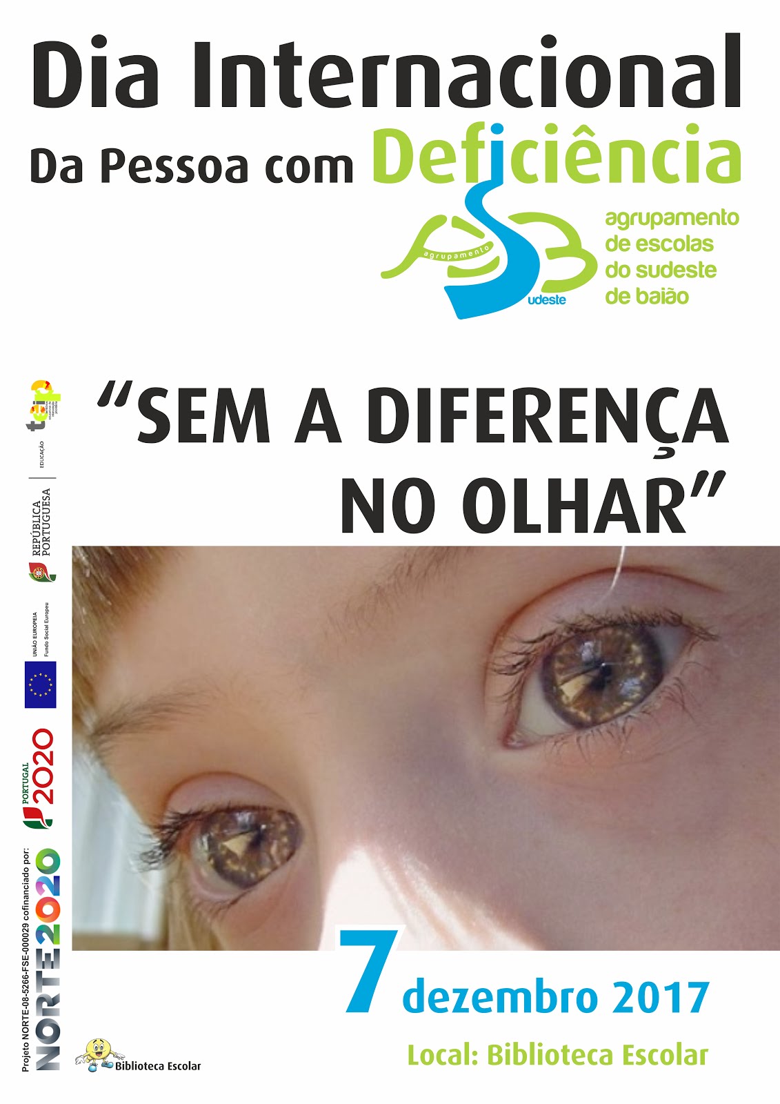 Cartaz - Comemoração do "Dia Internacional da Pessoa com Deficiência" - 7/12/2017