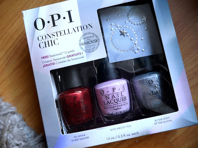 OPI Constellation Chic - An Affair in Red Sqaure, Mod About You, By the Light of the Moon