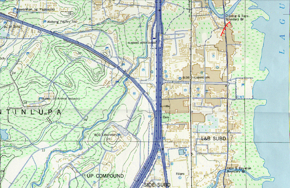 The Pinoy Informer PHIVOLCS' Marikina Fault Line Map for Alabang Area