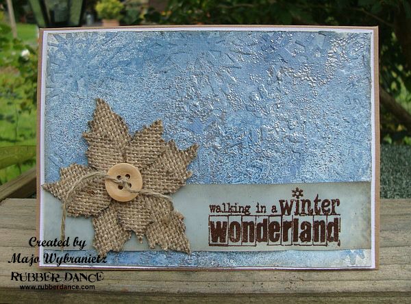 Rubber Dance Blog Walking In A Winter Wonderland Card And