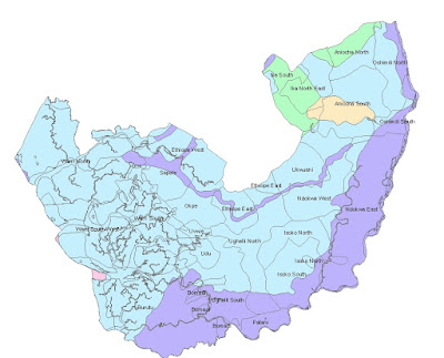 Delta State of Nigeria map