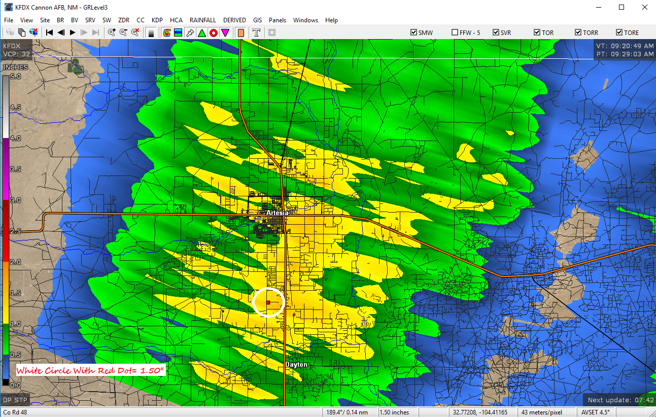 24Hour Rainfall Totals.