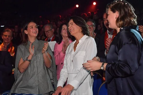 Princess Stephanie and her daughters Pauline Ducruet and Camille Gottlieb