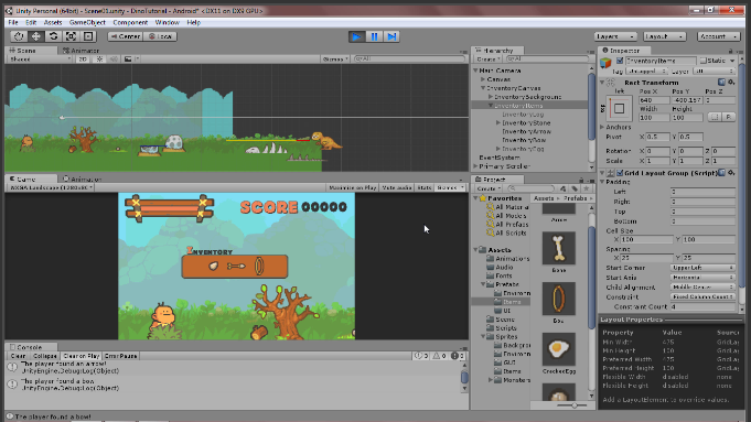 Easy Gridlayout in Unity 5 ~ Life of Buckets