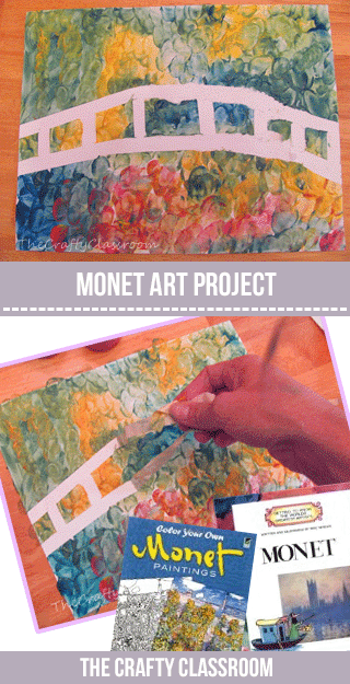http://thecraftyclassroom.com/crafts/famous-artist-crafts-for-kids/monet-craft-for-kids/