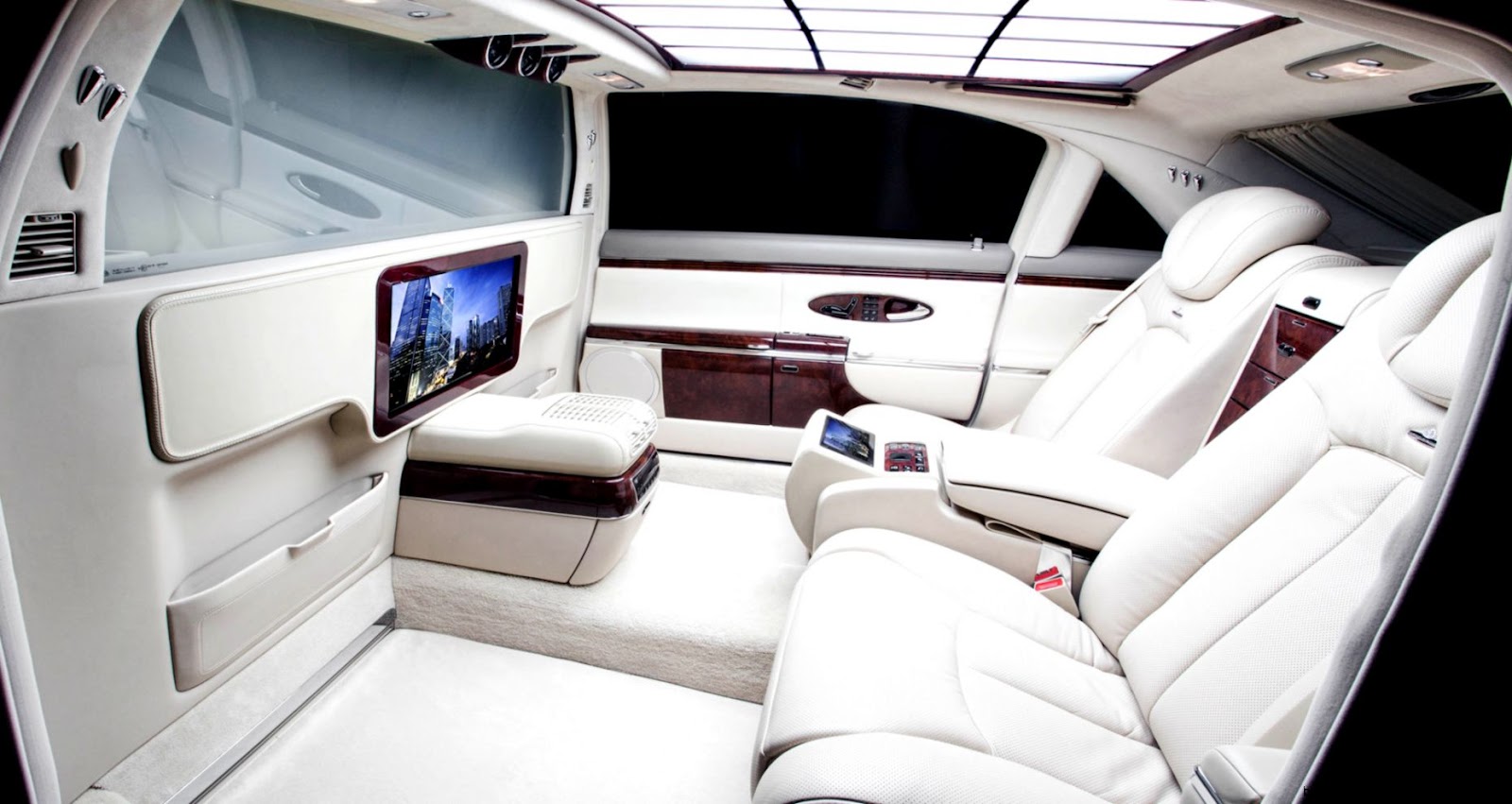 Maybach Luxury Car Interior
