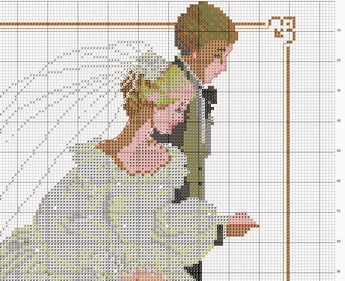 matrimonio punto croce