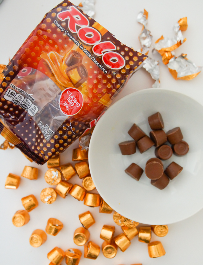 Candy Corn Rolo Turtles