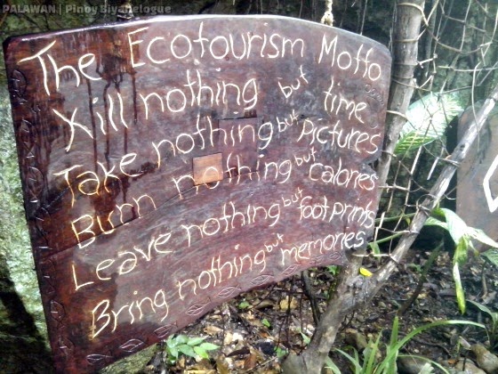 "The Ecotourism Motto"