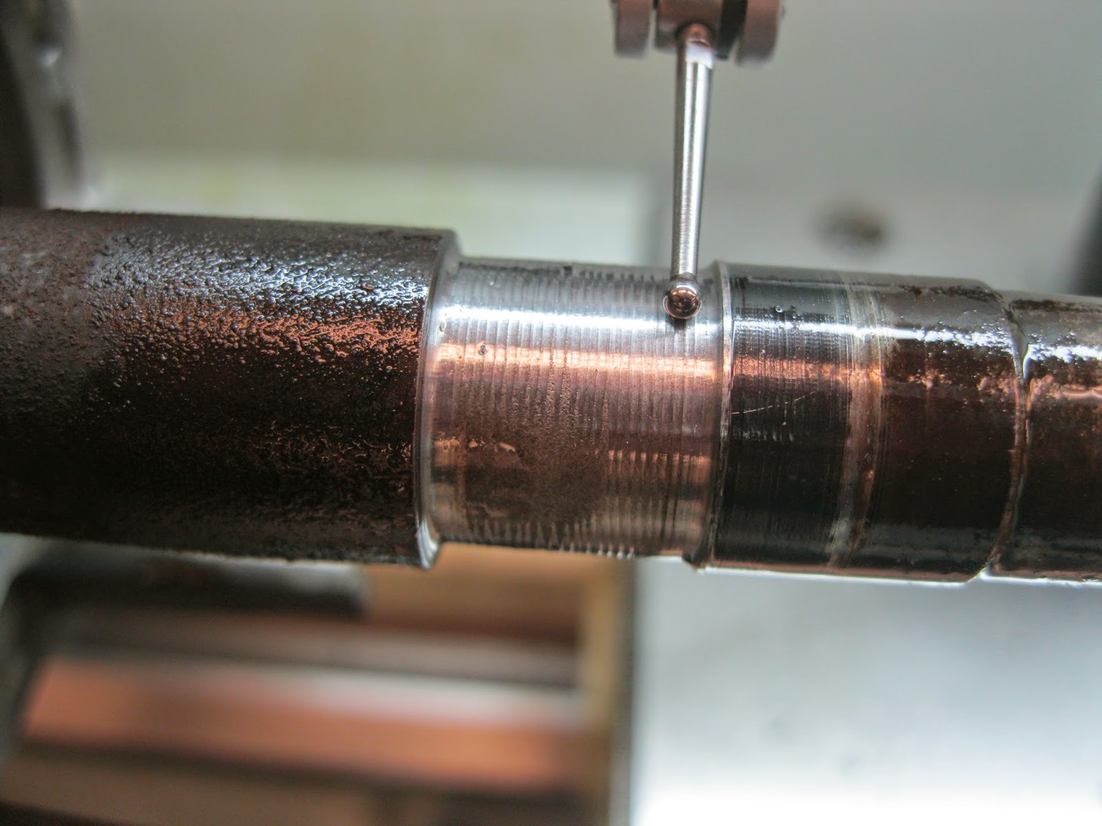Things That Keep Dan Busy Worn Shaft Repair Machining JB Weld