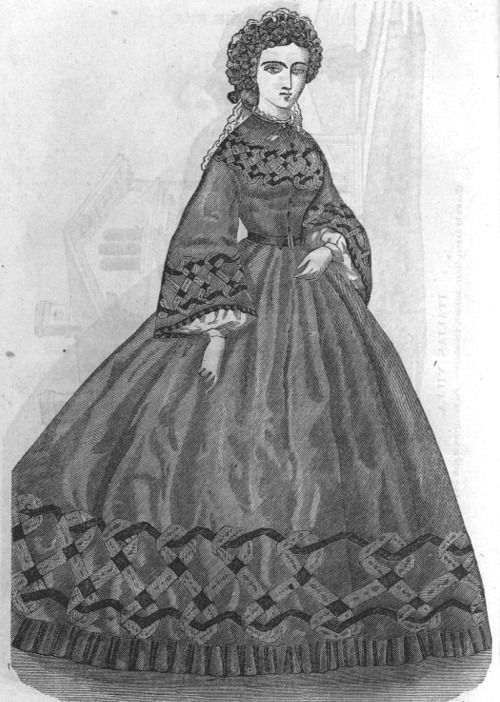 Civil War Era Clothing Civil War Era Ladies' Dresses January 1864
