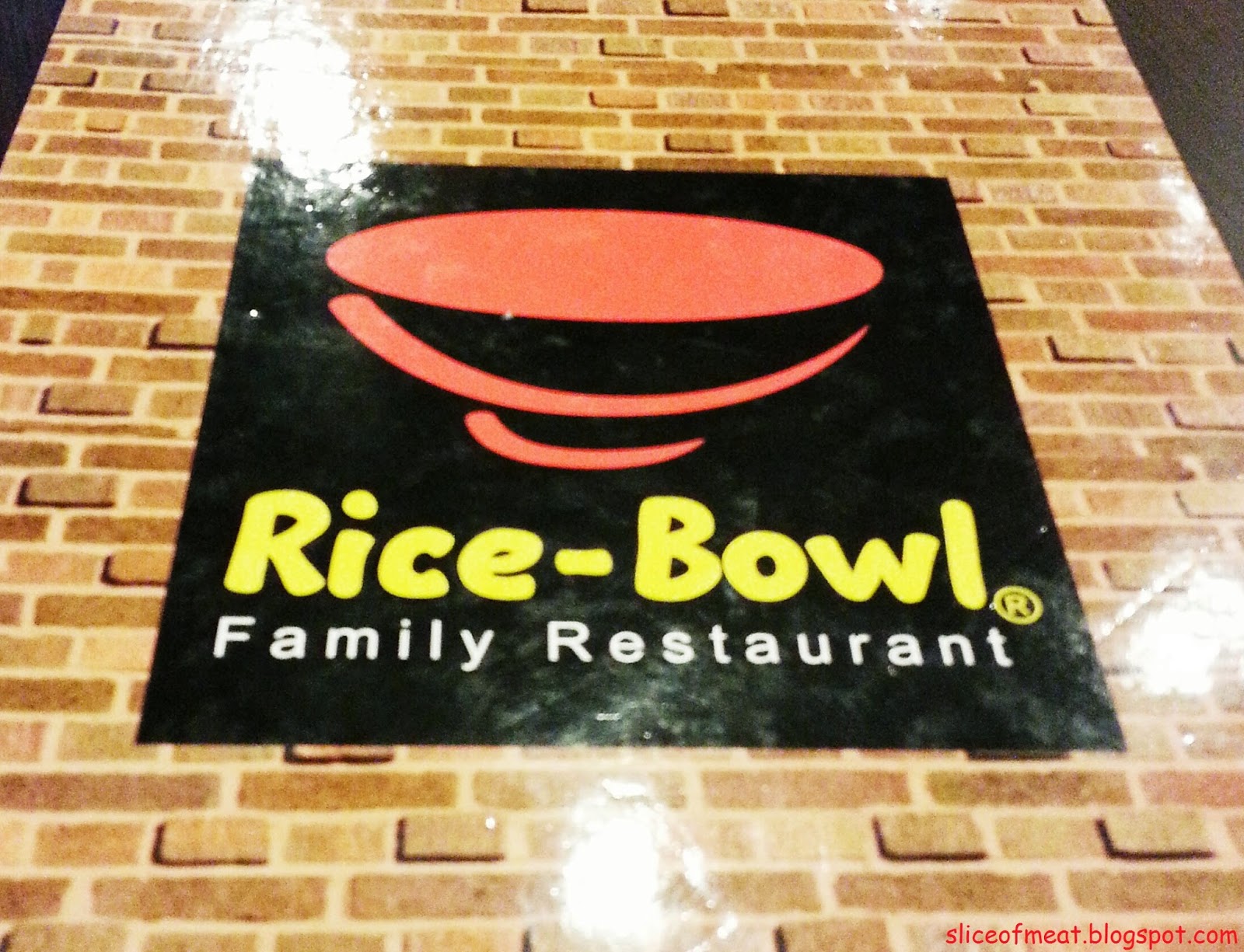 Rice Bowl Restaurant at Palembang Square Slice of Meat
