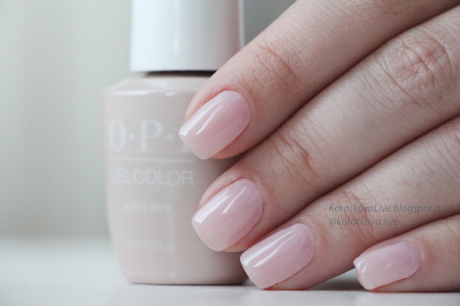 OPI gelcolor / Bubble Bath