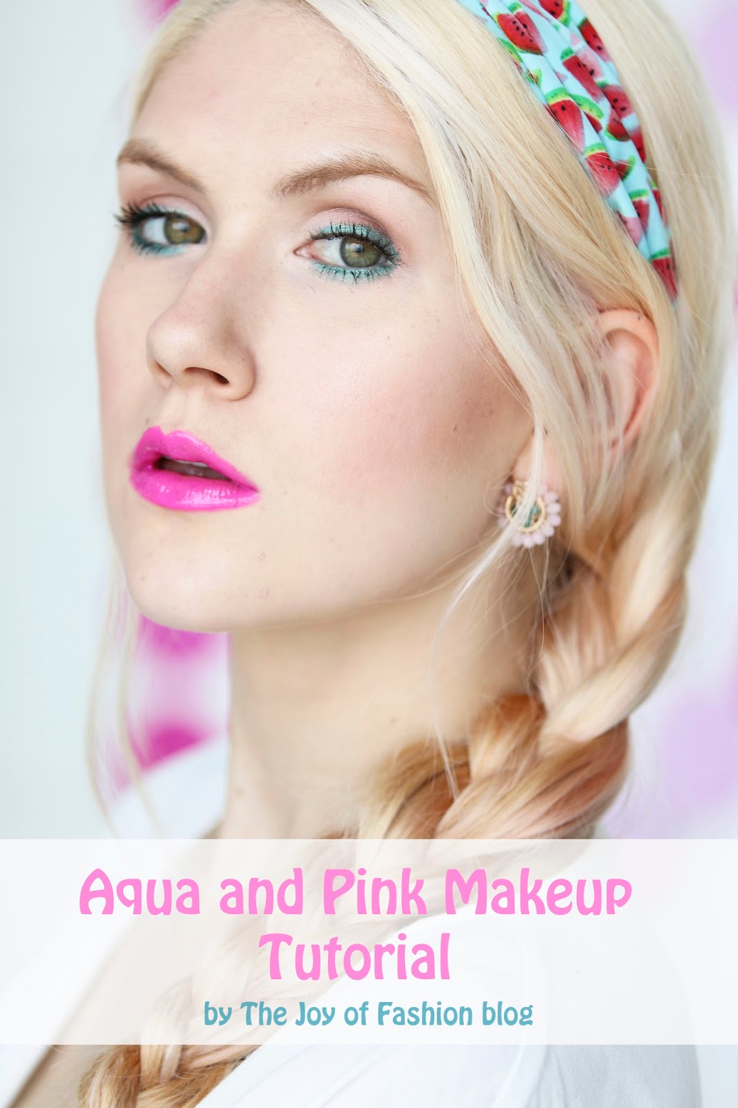 Click through for the full tutorial on this bright Summer makeup!