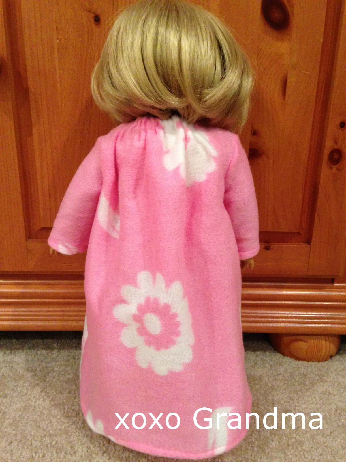 xoxo Grandma 1.00 Doll Night Gown FREE PATTERN & TUTORIAL
