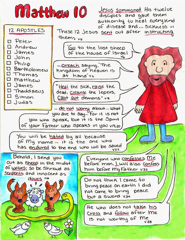 Doodle Through The Bible Matthew 10 doodle-through-the-bible-matthew-10