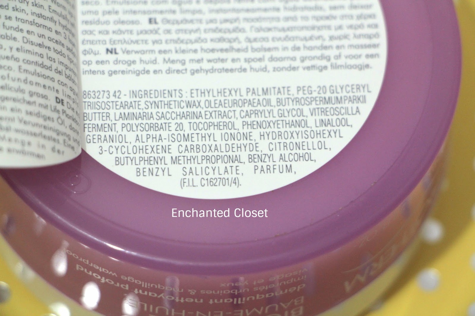 Enchanted Closet Review Biosource Bálsamo Desmaquillante Aquí Tenéis El Vídeo Donde Os Explico Más Cosas Y Lo Podéis Ver En Vivo Directo