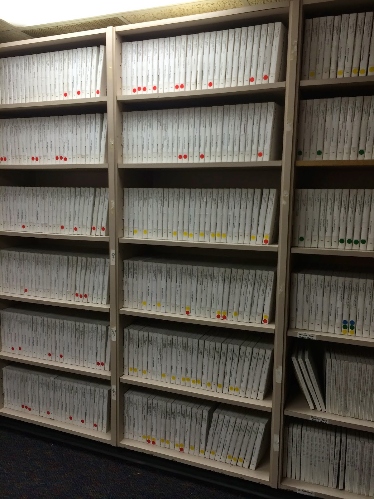 Organization of the Bussey MS Band Library is DONE Done!