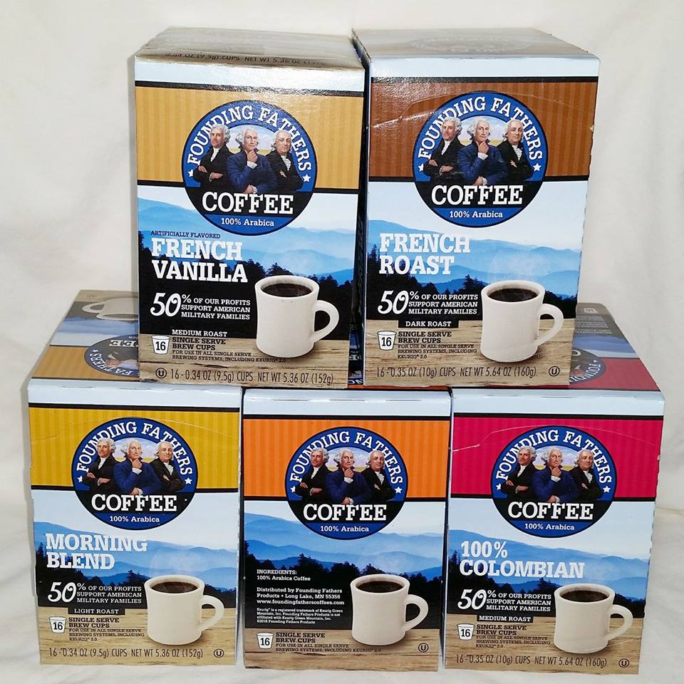 Founding Fathers American Made Premium Coffee that supports American