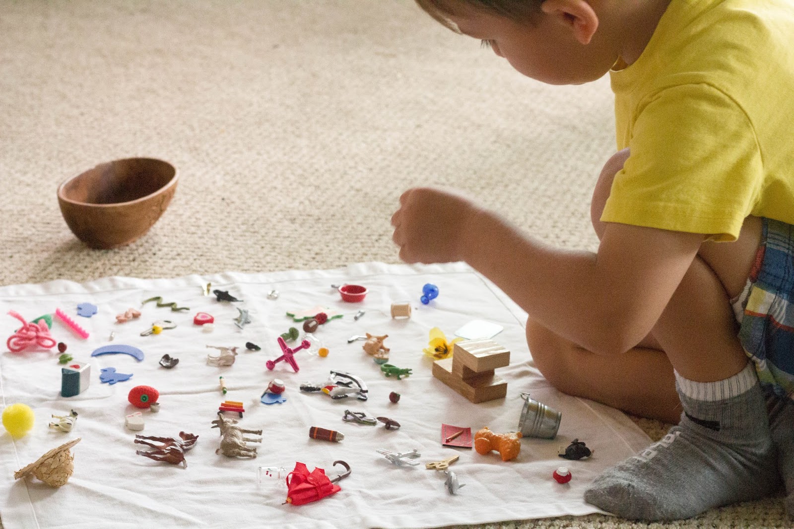 DIY Montessori I-Spy Game