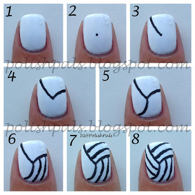 Volleyball Nails Tutorial