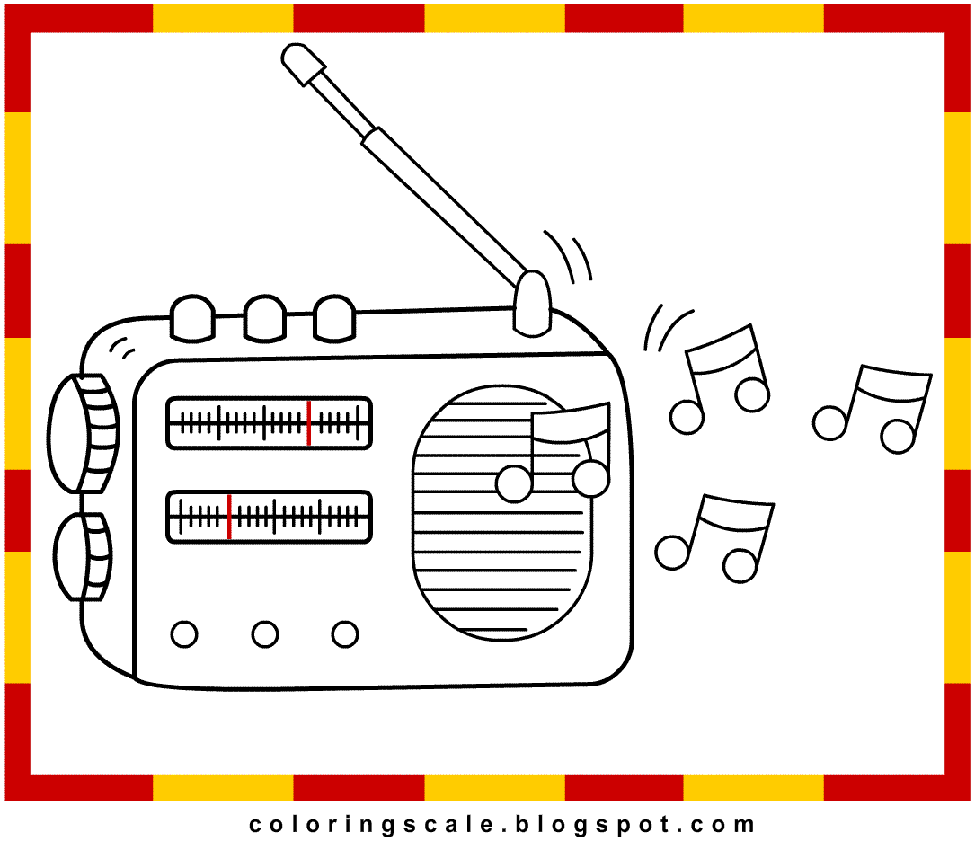 radio broadcasting coloring pages - photo #24