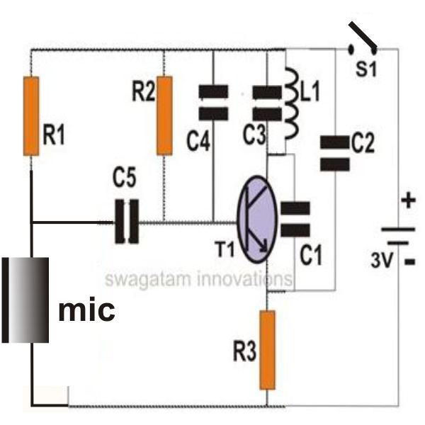 Wireless Microphone Circuit - Paranormal Rabbit Hole