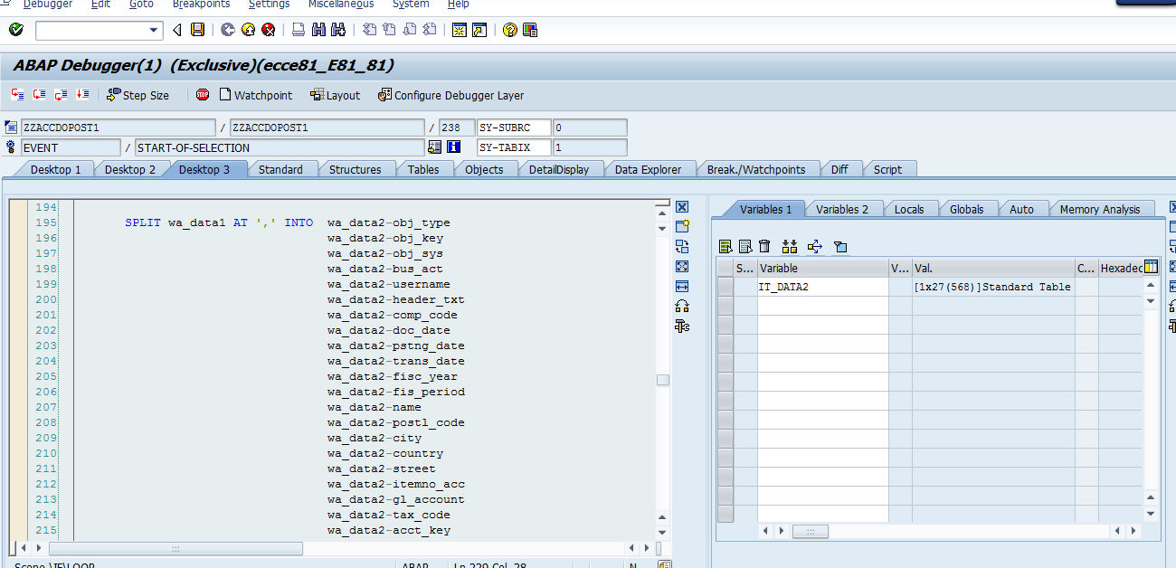 SAP ABAP Central Posting FI Documents Using Flat File Interface SAP FICO